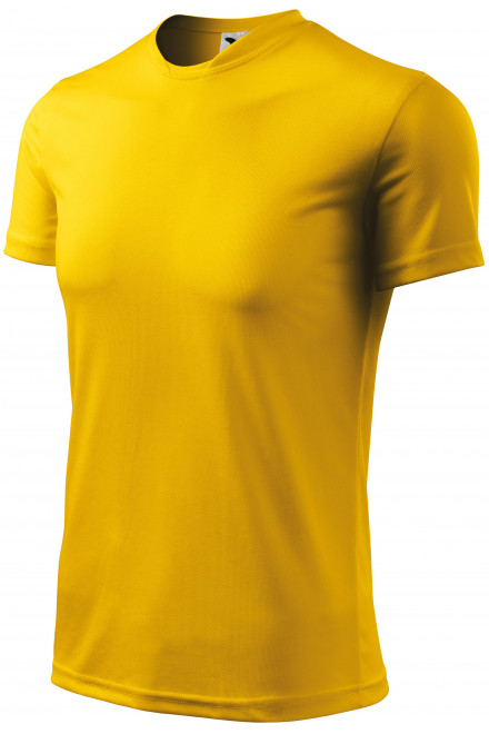 Levné sportovní tričko pro děti, žlutá