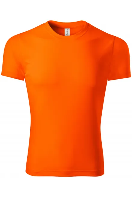 Levné sportovní tričko unisex - neonová oranžová, M