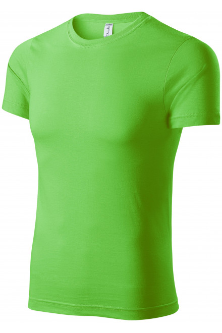 Levné tričko lehké s krátkým rukávem, jablkově zelená