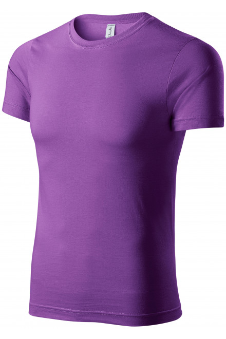 Levné tričko lehké s krátkým rukávem, fialová