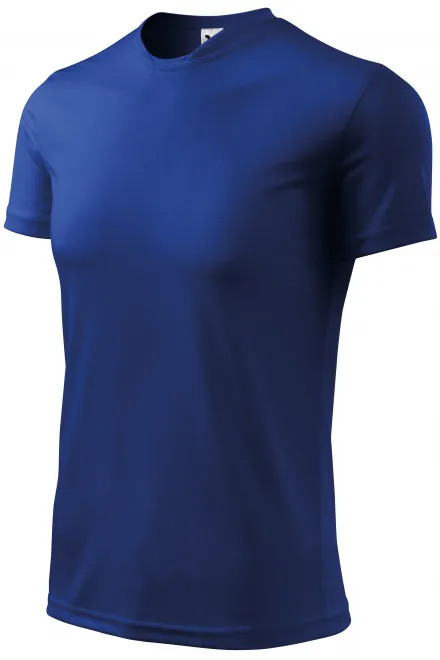 Levné tričko s asymetrickým průkrčníkem, kráľovská modrá