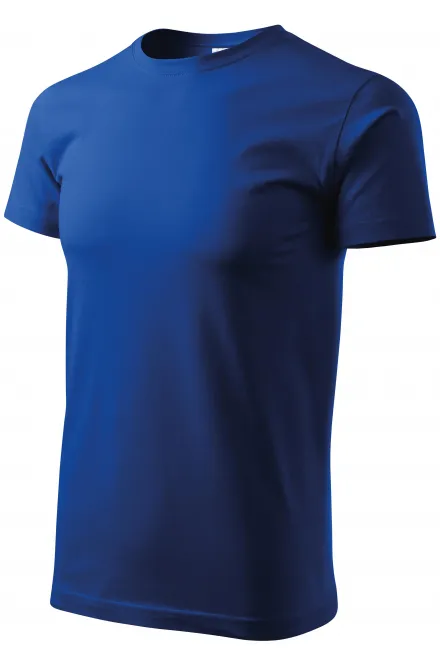 Levné tričko vyšší gramáže unisex, kráľovská modrá