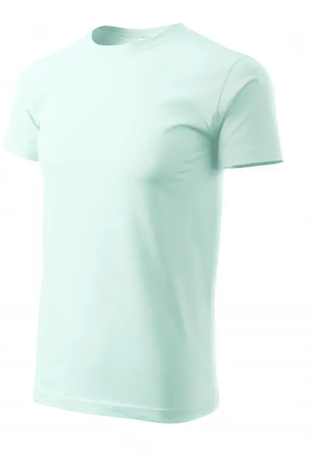 Levné tričko vyšší gramáže unisex, ledová zelená