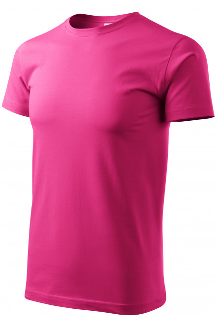 Levné tričko vyšší gramáže unisex, purpurová