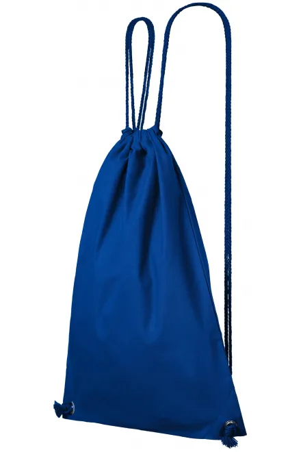 Levný bavlněný lehký batoh, kráľovská modrá