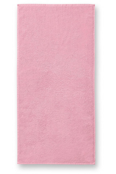 Levný bavlněný ručník, růžová