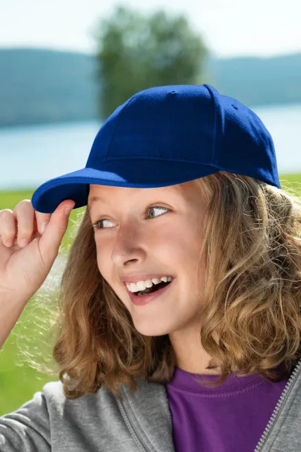 Levná dětská kšiltovka, kráľovská modrá