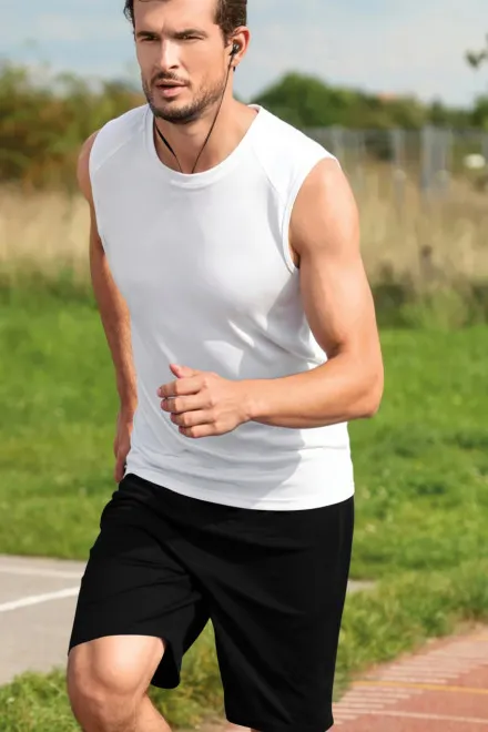 Levné pánské šortky, černá