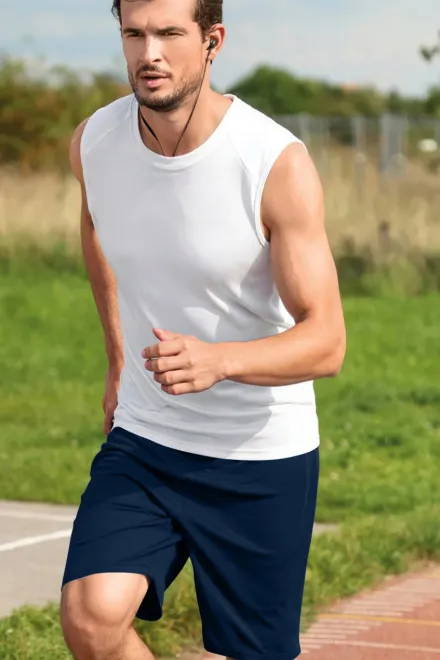 Levné pánské šortky, tmavomodrá