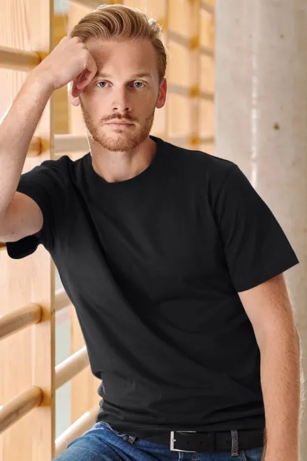 Levné tričko hrubé, ebony gray