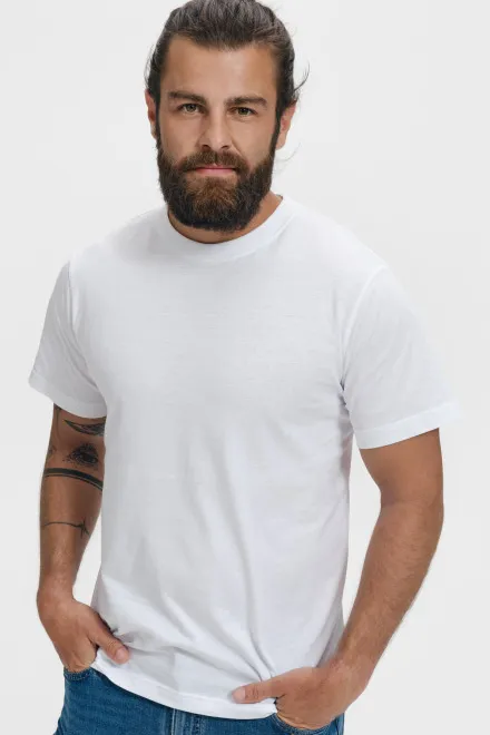 Levné tričko klasické, bílá