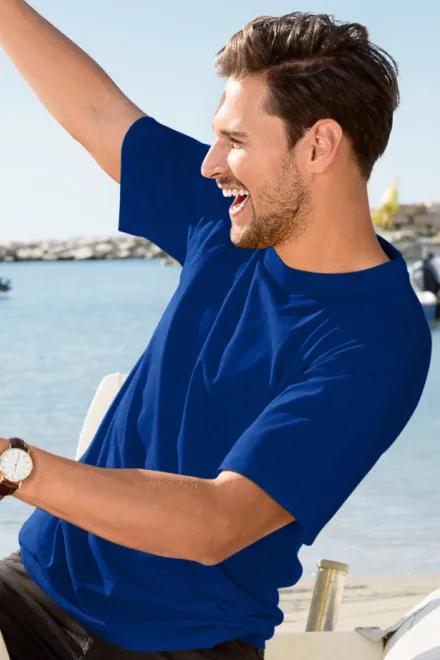 Levné tričko klasické, kráľovská modrá