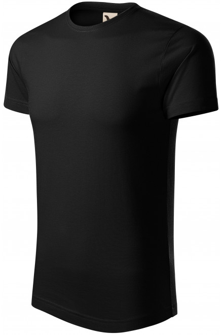 Pánské triko, organická bavlna, černá, levná bavlněná trička